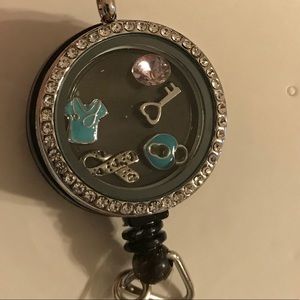 3/$75 Key to my heart nurse locket badge reel